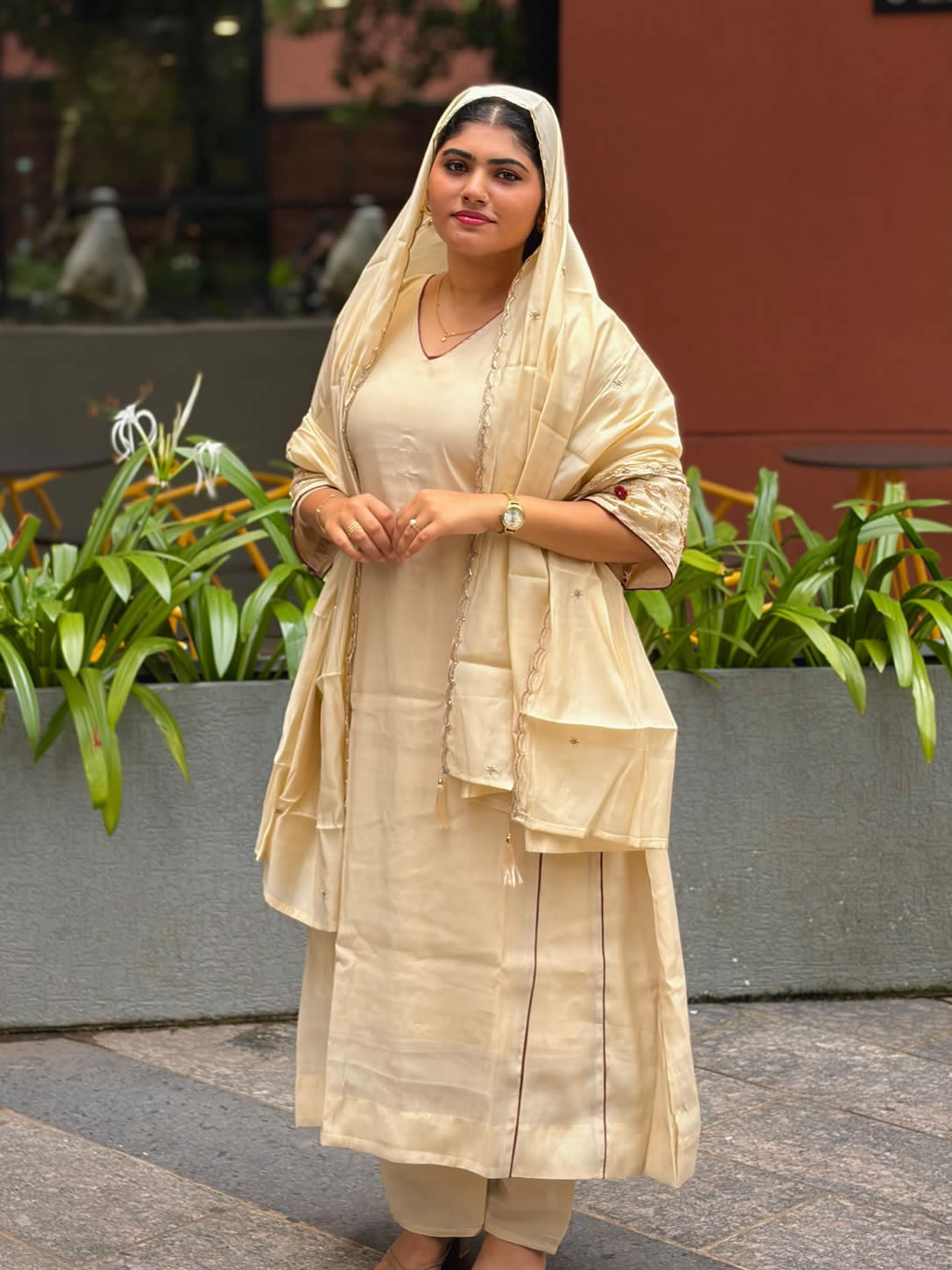 Salwar Suit - Cream